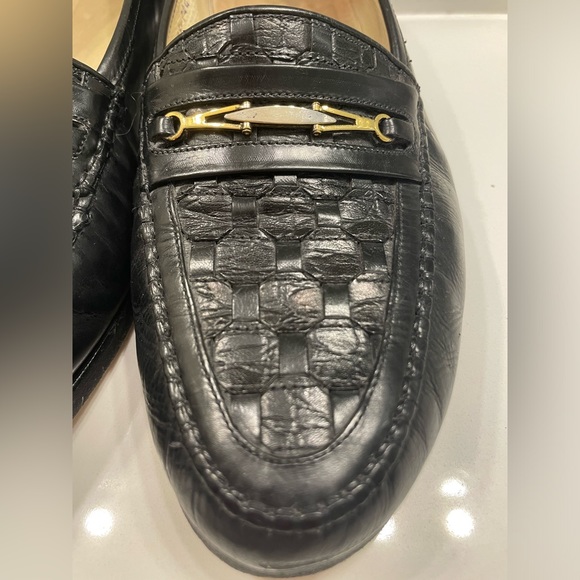 Johnston and Murphy Black Loafer sz 9.5 - Picture 3 of 6